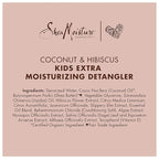 SheaMoisture Kids Extra Moisturizing Detangler Coconut & Hibiscus for Curly Hair Shea Butter Hair Care Product 8 oz