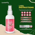 Locsanity Rosewater and Peppermint Daily Moisturizing Spray – Trial Size Hydrating Dreadlock Spray to Nourish the Scalp and Protect Hair From Oil and Buildup (4oz)