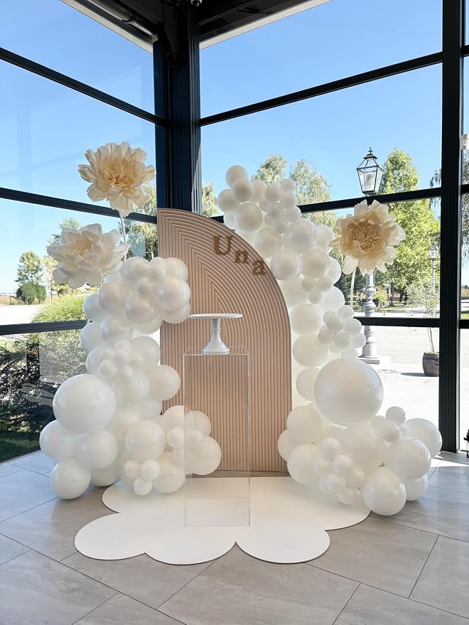 White Latex Balloons, Graduation, Baby Shower, Valentines, Wedding Party - Image 5