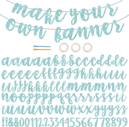 BEISHIDA 116 PCS A-Z DIY Letter Banner Kit Make Your Own Banner，Including 111 by Beishida