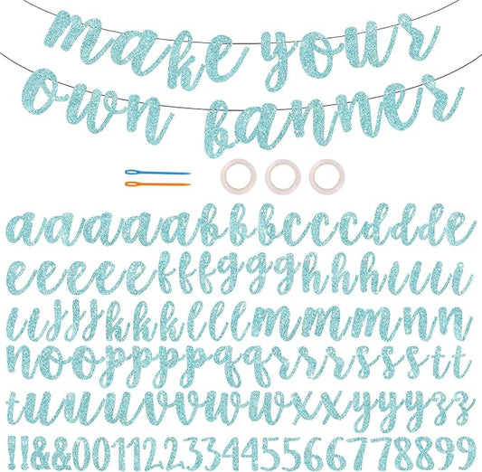 BEISHIDA 116 PCS A-Z DIY Letter Banner Kit Make Your Own Banner，Including 111 by Beishida