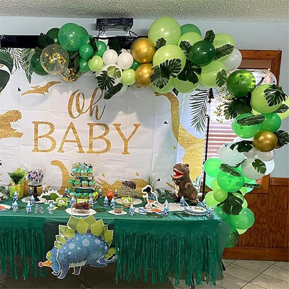 Green Gold Balloons Set, Dark Green Pearl Lime Green Metallic Gold White - Image 7