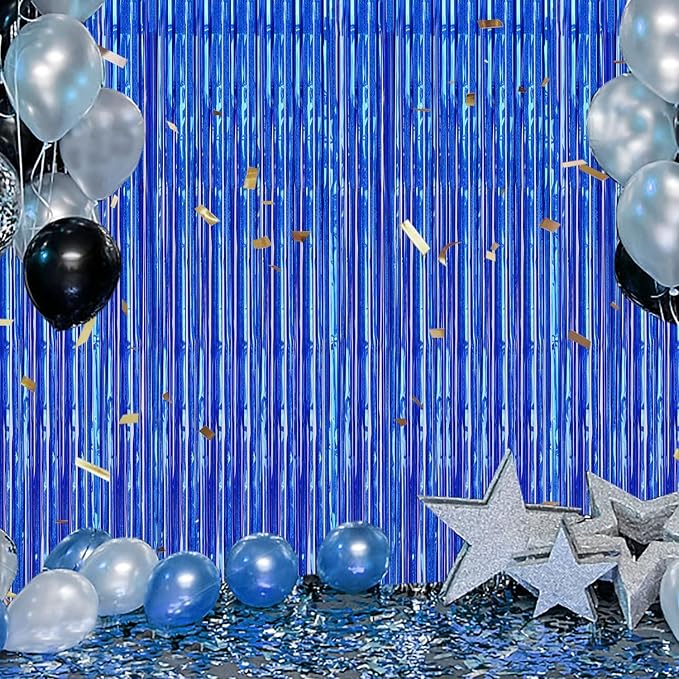 DECOCKRAT 3 Pack Foil Fringe Backdrop - Image 6