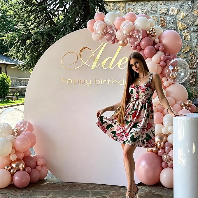 Dusty Rose Balloon Arch Kit for Mothers Day Bridal Shower Decorations | 126Pcs - Image 4