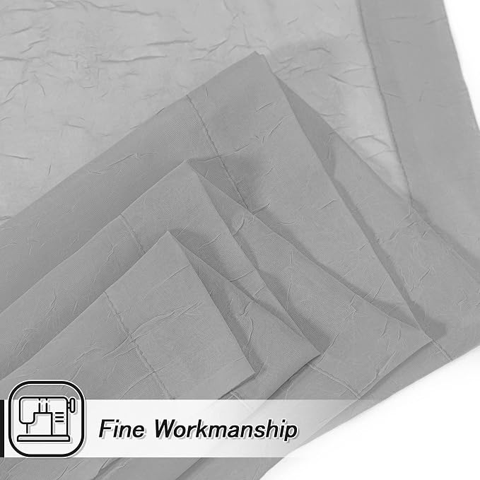 MYSKY HOME Crushed Voile Sheer Curtains - Image 5