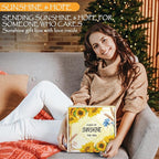 Christmas Gifts for Women, Sending Christmas Sunflower Gift for Mom, 10 Pcs Spa Gifts for Women, Birthday Gift Sets, Unique Holiday Basket for Mom, Girlfriend, Wife, Sister,