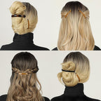 12pcs Hair Barrettes Set for Women and Girls, Hair Clips for Thick Thin Fine Hair, Non-metal Hair Accessories, Non-Slip Grip Handmade Snap Hairpin, BPA Free (LY13)