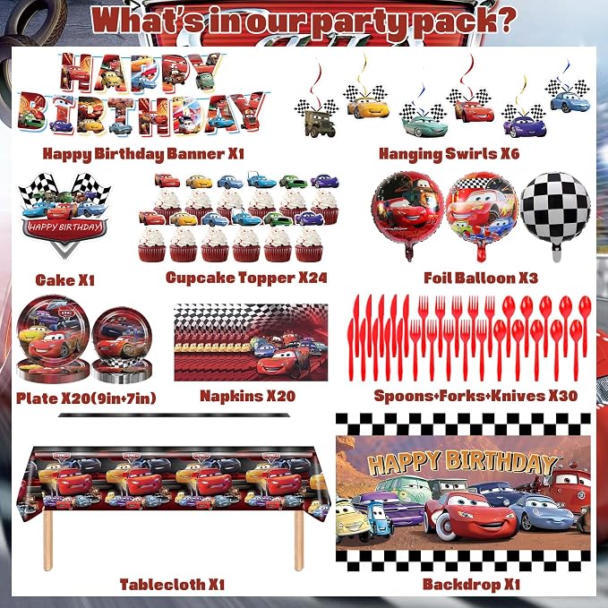 Cartoon Birthday Decorations, Cartoon Party Supplies - Image 2