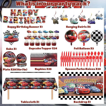 Cartoon Birthday Decorations, Cartoon Party Supplies - Image 2