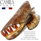 Camila Paris CP3423 French Hair Clip for Women Thick Hair for Long Curly Wavy Hair, Girls Hair Claw Clips Jaw, Durable Styling Big Claw Clip for Thick Hair, Strong Hold No Slip Grip, Made in France