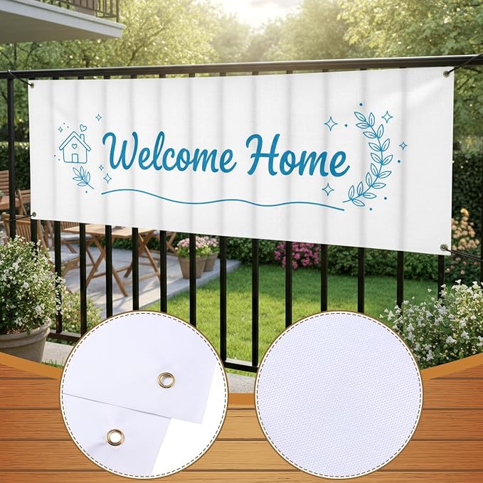 Zonon Large Blank Banners And Signs Polyester Oxford Cloth Sublimation Banner - Image 6