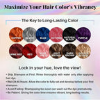 Vegan Semi Permanent Hair Color Mask - 10.15OZ Color Depositing Conditioner for Color-Treated Hair - Ammonia, Paraben, Sulfate & Cruelty-Free - Plant-Based Enhances Tones Hair (PURPLE)