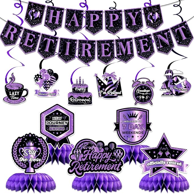 12Pcs Retirement Party Decorations by Zgrzoqjlw
