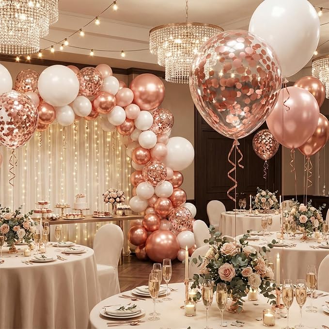 Rose Gold Balloons - Image 6
