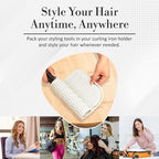 Heat Resistant Mat - Curling Iron Holder - Silicone Heat Resistant Mat - Makeup Mat - Hot Tools Mat - Hot Tools Flat Iron Holder - Vanity Decor - Vanity Accessories