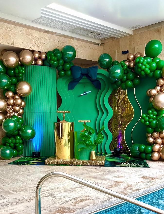 Dark Green Balloons, Forest Green Balloons - Image 6