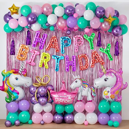 CANREVEL Happy Birthday Banner Decorations + 12Pcs Balloons, - Image 6