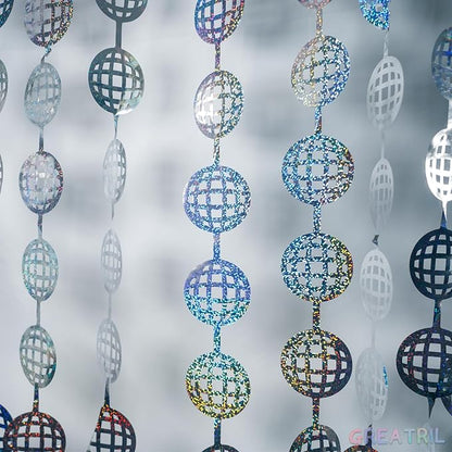 Disco Dancing Ball Shaped Party Backdrop - Image 3