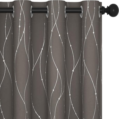Deconovo Living Room Curtains 108 Inch Long, Thermal Insulated, Room Darkening by Unknown