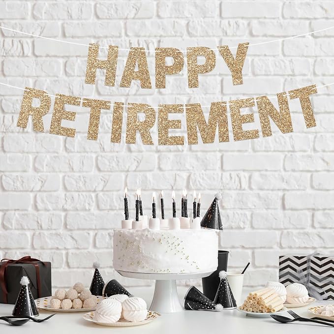 Pre-Strung Happy Retirement Banner - Image 3