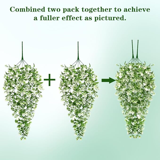 4pcs Fake Hanging Plants, Faux Ivy Fake Vines Greenery | Artificial Hanging - Image 4