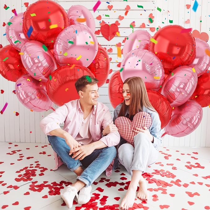 20PCS 18 Inch Round Foil Balloon, Giant Round Foil Aluminum Balloon - Image 4