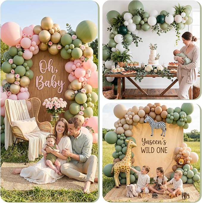 Sage Green Balloons - Image 7
