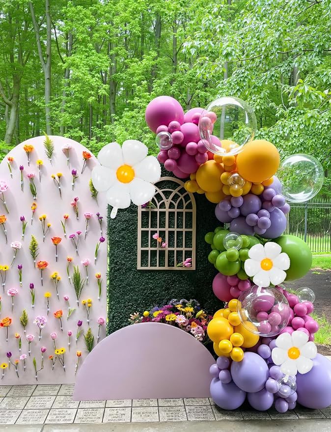 Daisy Balloon Arch Garland Kit, Daisy Birthday, Baby Shower Decor - Image 3