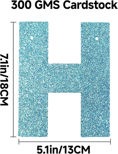 Alynta Happy Birthday Banner Pre-Strung Glitter Birthday Party Decorations | NO - Image 2