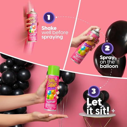 Party Shine Bubble Gum Balloon Shine Spray, Silicone Spray - Image 6