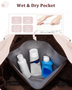 Gym Bag Womens,Travel Duffel Carry on Bag Sport Tote Bag Weekend Overnight Bag