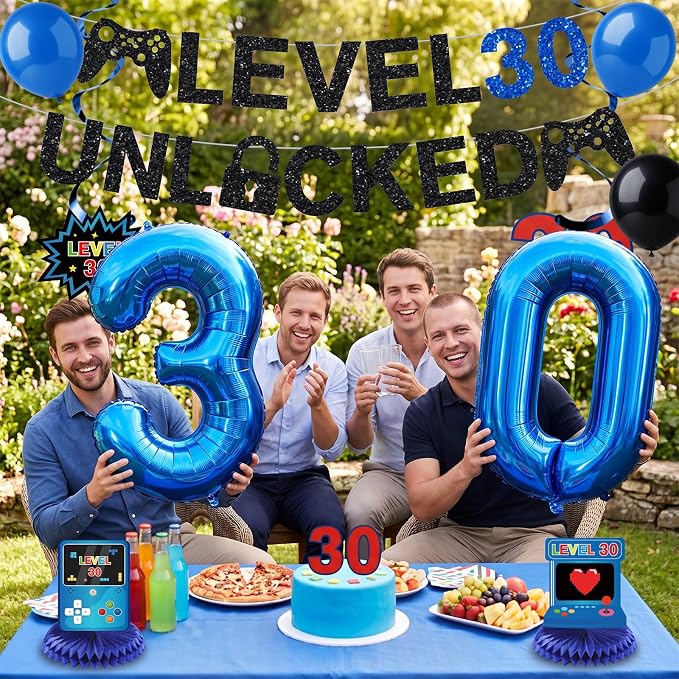 Level 30 Unlocked Birthday Decorations - Image 5