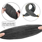 DORIS&JACKY Large Wide Lace Headbands Elegant Elastic Hairbands With Teeth Fashion Headwear Accessories For Women Girls (Pattern 2-5PCS)