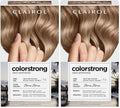 Clairol ColorStrong Permanent Zero Ammonia Hair Dye, 7.1 Dark Ash Blonde - Bora Bora Hair Color, Pack of 2
