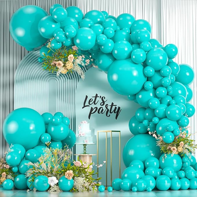 Teal Balloons by ZizasAry