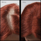 Root Touch Up Powder - 11 True-to-Nature Shades - Zero Fragrance, Talc or Parabens - Hairline Concealer by NuBeauti (Without Brush, Brick Red)