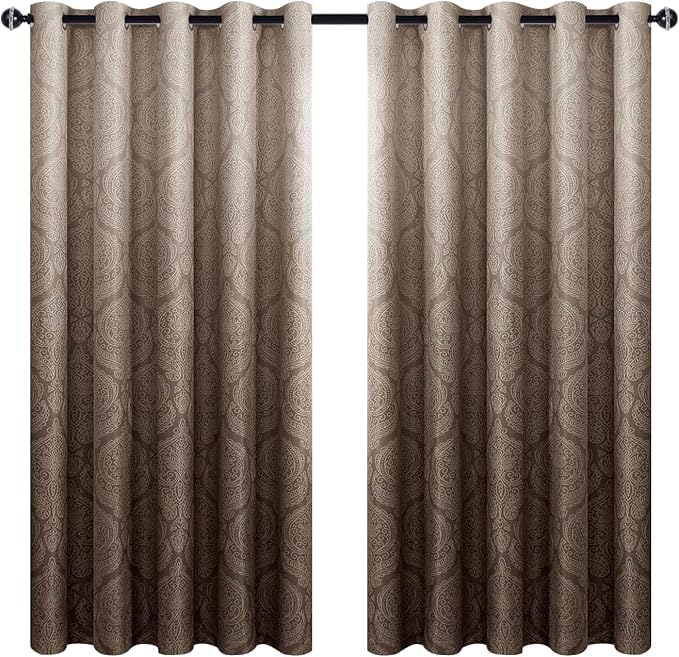 DWCN Extra Wide Ombre Blackout Curtains - Image 9