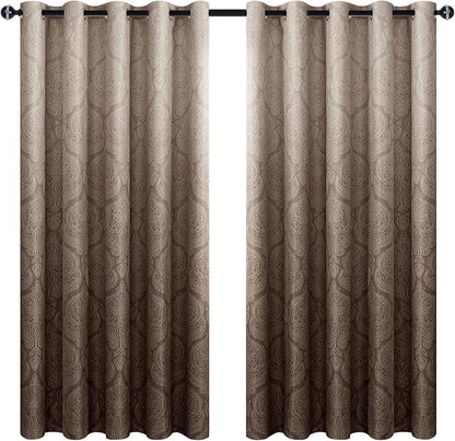 DWCN Extra Wide Ombre Blackout Curtains - Image 9