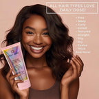 DAILY DOSE Deep Conditioner Hair Mask/Masque - Treatment for Dry, Damaged & Colored Treated Hair - Paraben Free, Phthalates Free, Vegan & Cruelty Free - for All Hair Types