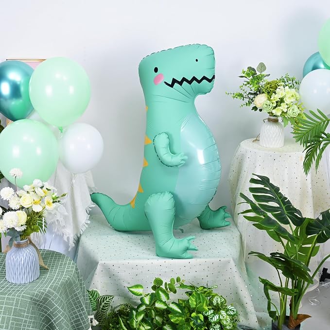 43" Large 3D Dinosaur Balloon for Party Decorations, Cute Giant Self Standing - Image 8