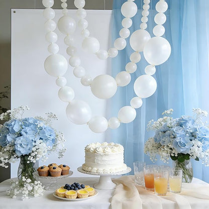 White Link Balloons, Pearl Quick Balloon - Image 6