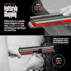 Bekind Apex 2-in-1 Hair Straightener Flat Iron | 1“ 460°F Straightener and Curler for All Hairstyles | UltraSmooth Tech | 15s Fast Heating & Temp Memory | Gift Set for Girls Wome (Galaxy Gray)