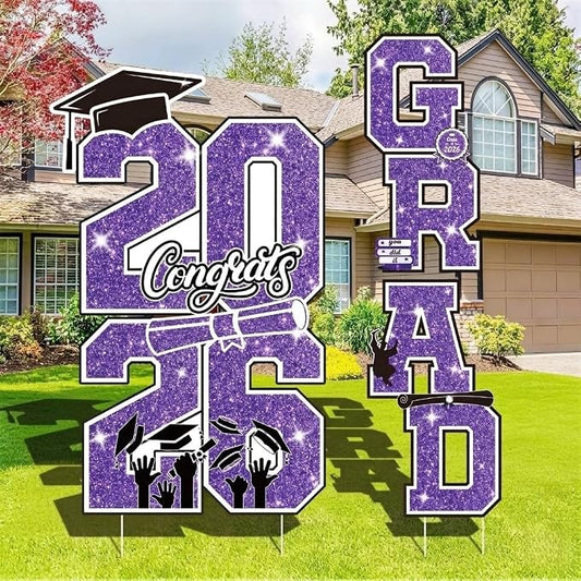 Graduation Yard Sign Class of 2026 Decorations by Govpy