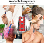 Beard Grooming Cape, Waterproof Hair Catcher for Shaving Trimming, Non-Stick Bib Apron Gifts for Dad Men, Aztec Ethnic Tribal Native American Indian Navajo Shave Bib