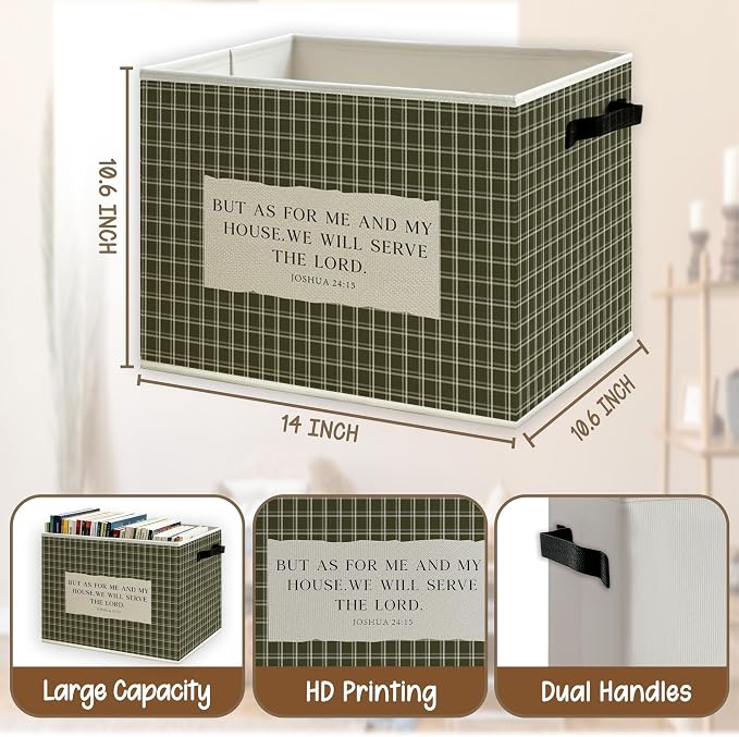 Christian Foldable Storage Bins Box - Image 5