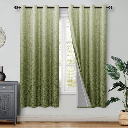 DWCN 100% Blackout Curtains for Bedroom by DWCN