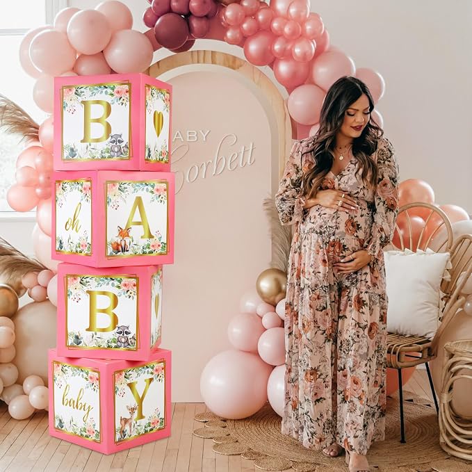 Baby Boxes with Letters for Baby Shower - Image 2