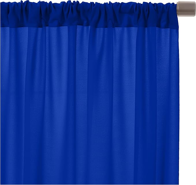 AK TRADING CO. 10 feet x 10 feet Polyester Backdrop Drapes Curtains Panels - Image 4
