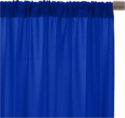 AK TRADING CO. 10 feet x 10 feet Polyester Backdrop Drapes Curtains Panels - Image 4