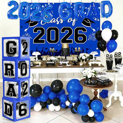 Graduation Decorations 2026, Balloon Arch Kit and Backdrop - Image 5